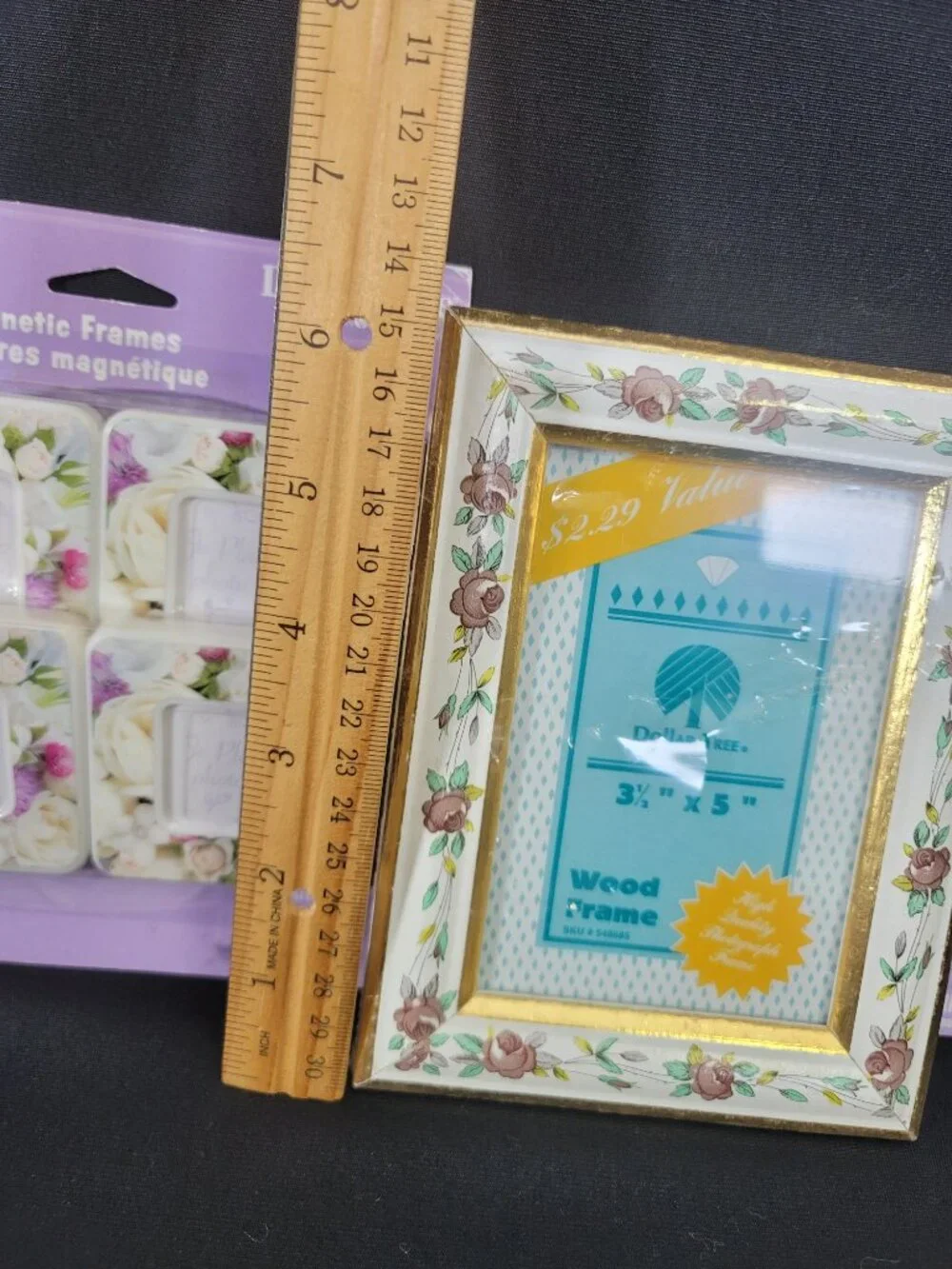 Vintage Wedding Bridal Floral Photo Frames Lot 9 DesignWare Magnetic NOS